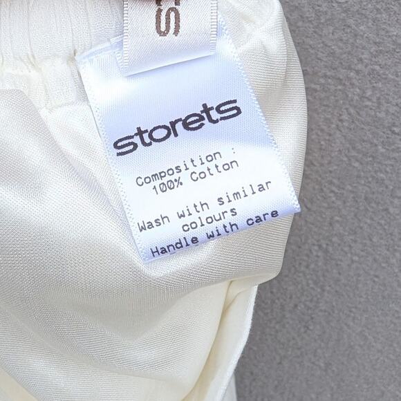 NWT Storets White Isla Floaty Ruffle Cotton Mini Skirt/Skort, size S-M - Picture 7 of 8